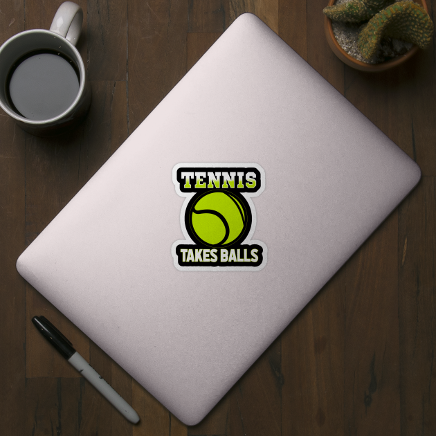 Tennis Takes Balls by Mila46